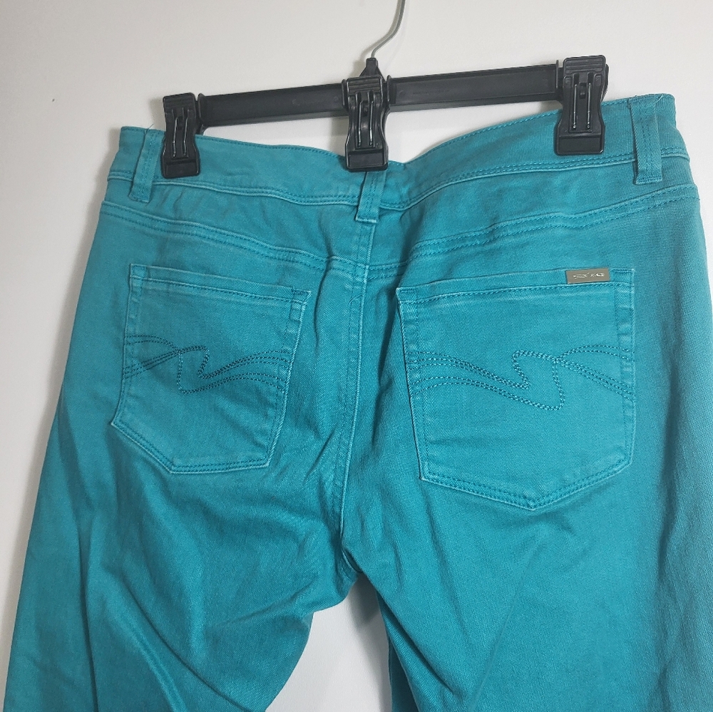 WHBM green slim crop stretch jeans women's 4  #2404 - Picture 7 of 7